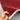 Handmade Red Gabbeh runner rug held in hands – 2.9x7.9 ft wool hallway carpet
