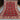 Full overhead view of 8x11 handmade Turkish-Kazakh red wool rug.