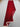 Corner detail showing Persian-style weave of red 3x13 hallway rug
