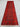 3x10 red Turkish runner rug laid on floor in hallway showing vibrant color and length