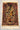  Silk hunting rug placed flat for display – ideal for floor or wall decor.