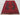  Vintage red Kilim rug displayed on floor – handmade small wool rug for rustic or boho decor.