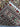 Folded view of handmade Oriental carpet showing soft wool silk texture