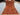 Top-down full view of Afghan Turkish runner rug with red, orange & blue tribal geometric design