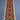 Traditional tribal Kilim rug on wood floor, 2x6.5 ft