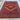 Full view of tribal red and navy Mushwani rug on floor