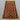 Floor view of tribal Afghan kilim runner rug placed in narrow space