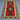 Full view of Turkish Kilim rug 4x5.1 ft laid on floor – tribal red and green medallion