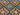 Close-up of geometric diamond pattern on 3x4 Turkish Kilim rug