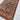 Floor perspective showing floral pattern on wool area rug