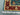  Corner detail of Blue & Red handwoven Turkish Oriental rug – wool square.
