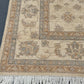 Corner detail of Persian-style wool Ziegler rug